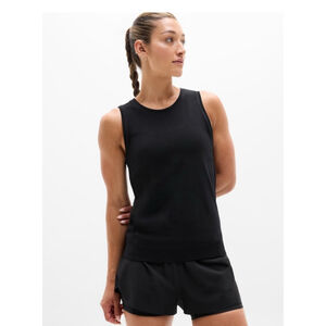 Women's Athleta In Motion Seamless Tank Top Large Black